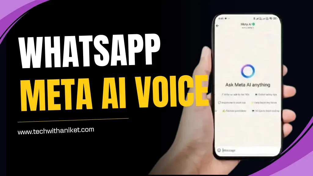 WhatsApp Meta AI Voice